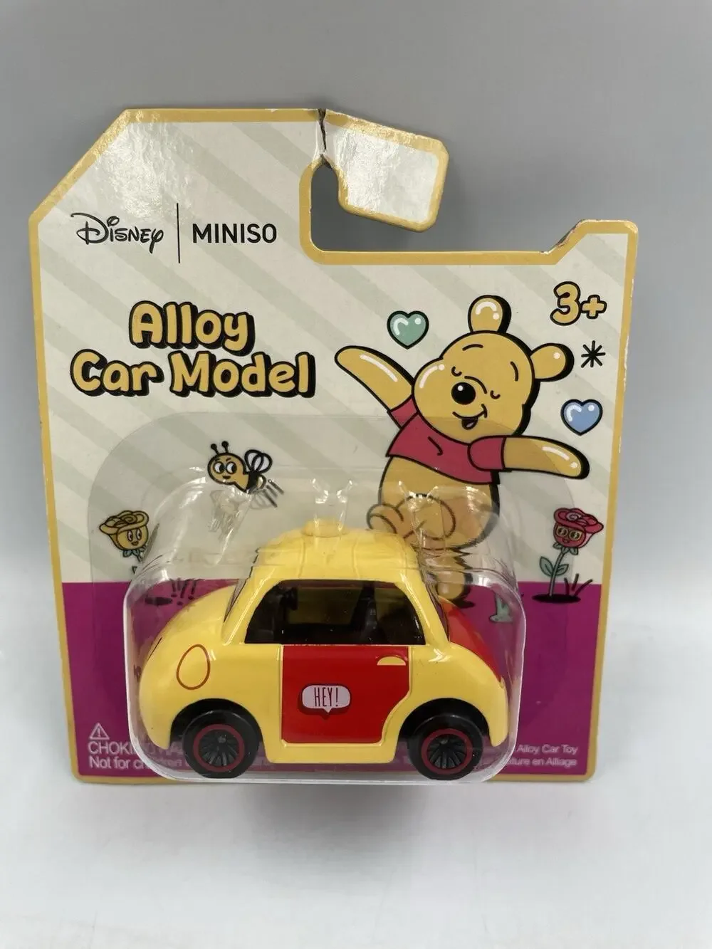Disney Miniso Winnie The Pooh Alloy Car Model Sealed